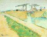 Langlois Bridge at Arles with Road Alongside the C